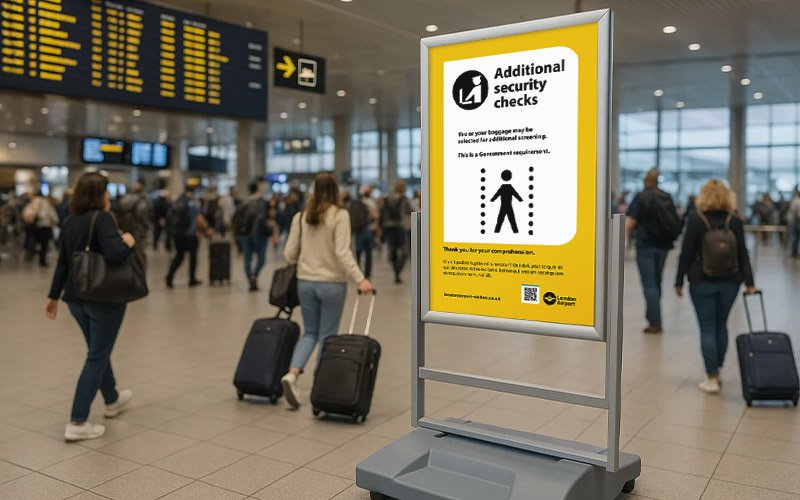 Airport signage & wayfinding
