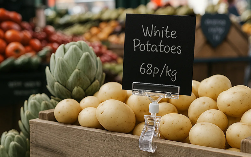 Card Grippers attach to many products and display containers