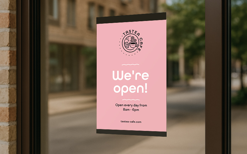 Posterfix reusable adhesive poster holders