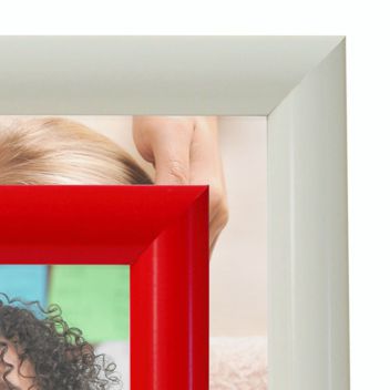 Coloured snap frames, Black, White & Red 