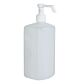1 litre dispenser bottle with pump action (empty)