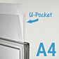 A4 U-pocket for Slim Frames