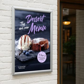 Outdoor waterproof snap frames A1