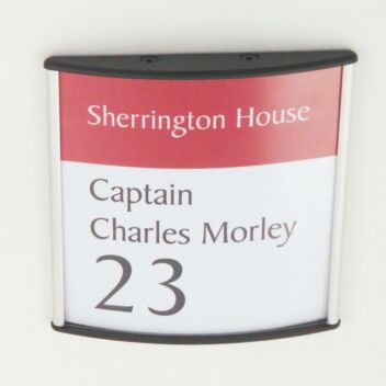 Door nameplate holder