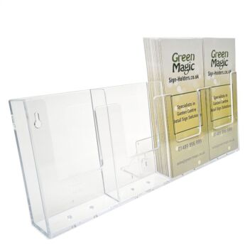 4-bay DL size leaflet holder