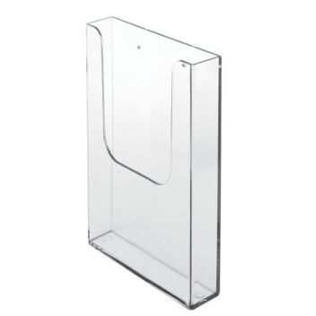 DL size leaflet holder for wall mounting