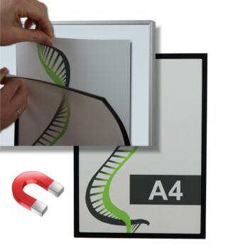 Magnetic poster holder
