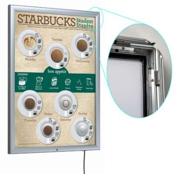 Wall-mounted outdoor light boxes