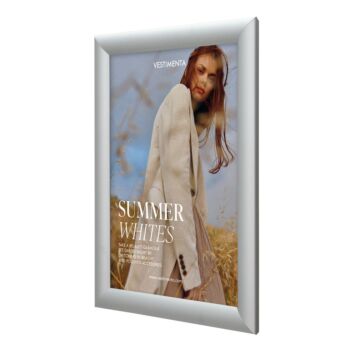 Silver snap frame 25mm profile