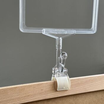 Trigger clamp attached to wooden box