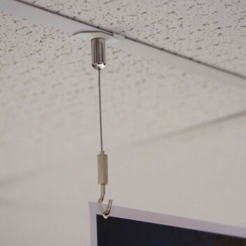 Ceiling hook for grid ceilings