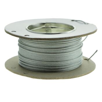 50m reel 1.5mm galvanised wire rope