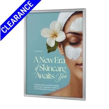 A0 Silver Snap Frame