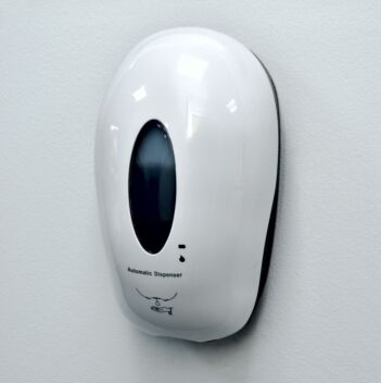 Automatic hand sanitiser dispenser wall mounted
