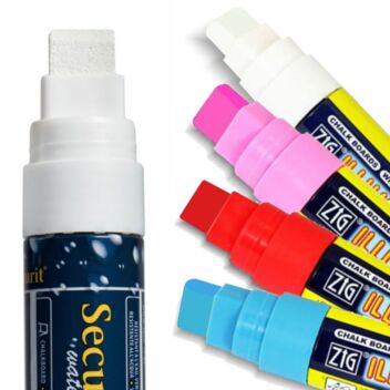 15mm wet wipe chalk pens choice of colours