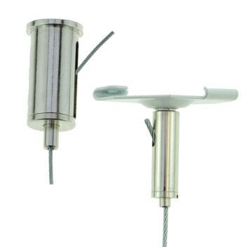 Ceiling fixings with height adjustment