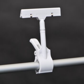 Sign holder, spring clip price card holder