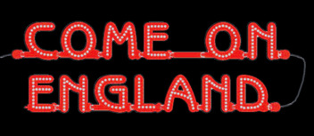 Come on England impressive LED Sign