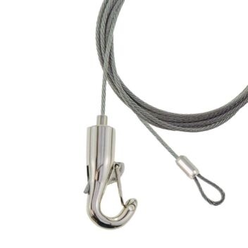 Loop cable with adjustable hook