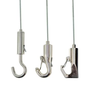 Suspension hooks self locking