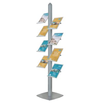 Multi Shelf Brochure Display Rack