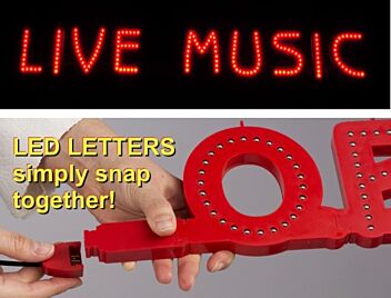 LIVE MUSIC LED SIGN