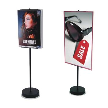 Display stand for graphic panels