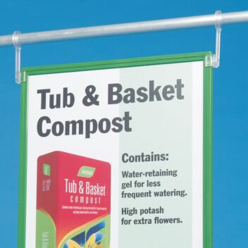 Swivel tube clips attach frames to 19mm diam tube