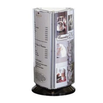 Table top spinner high quality 3-sided display