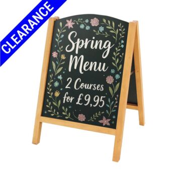 Reversible chalkboard A board indoor