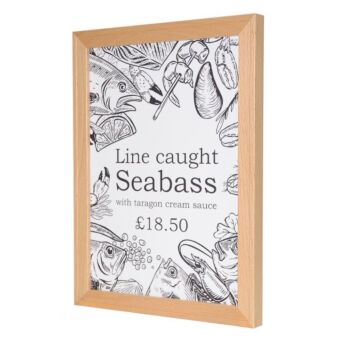 Woodline - wood poster frames A5 to A1