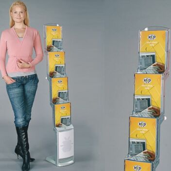 Zip brochure display stand